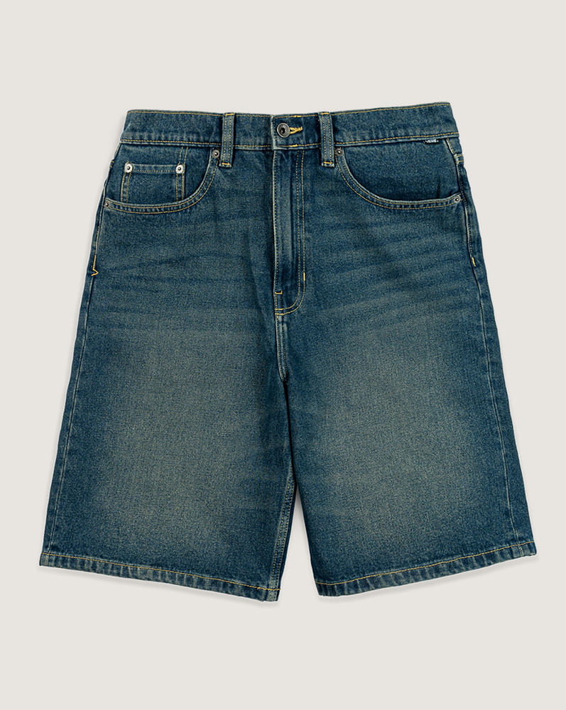 Short Check-5 Baggy Denim Azul 6