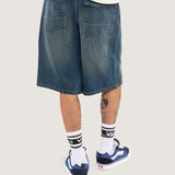 Short Check-5 Baggy Denim Azul 7