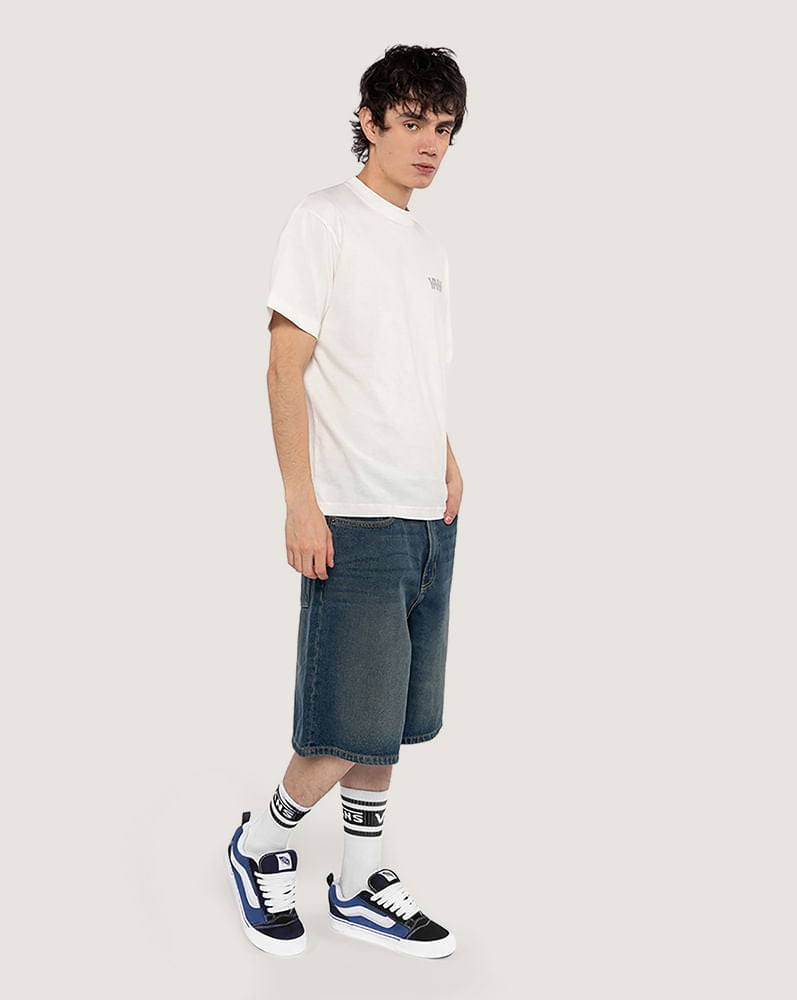 Short Check-5 Baggy Denim Azul 8