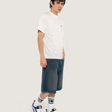Short Check-5 Baggy Denim Azul 8