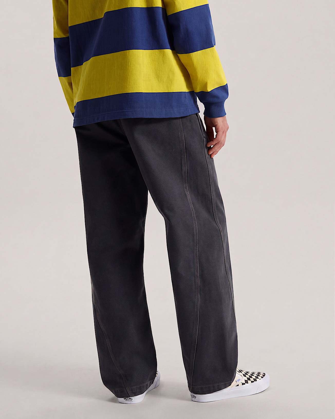 Pantalon Authentic Chino Loose Side Panel Gris 4