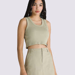 Camiseta Drew Rib Tank Beige 1