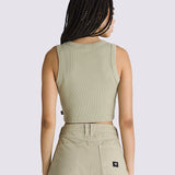 Camiseta Drew Rib Tank Beige 2