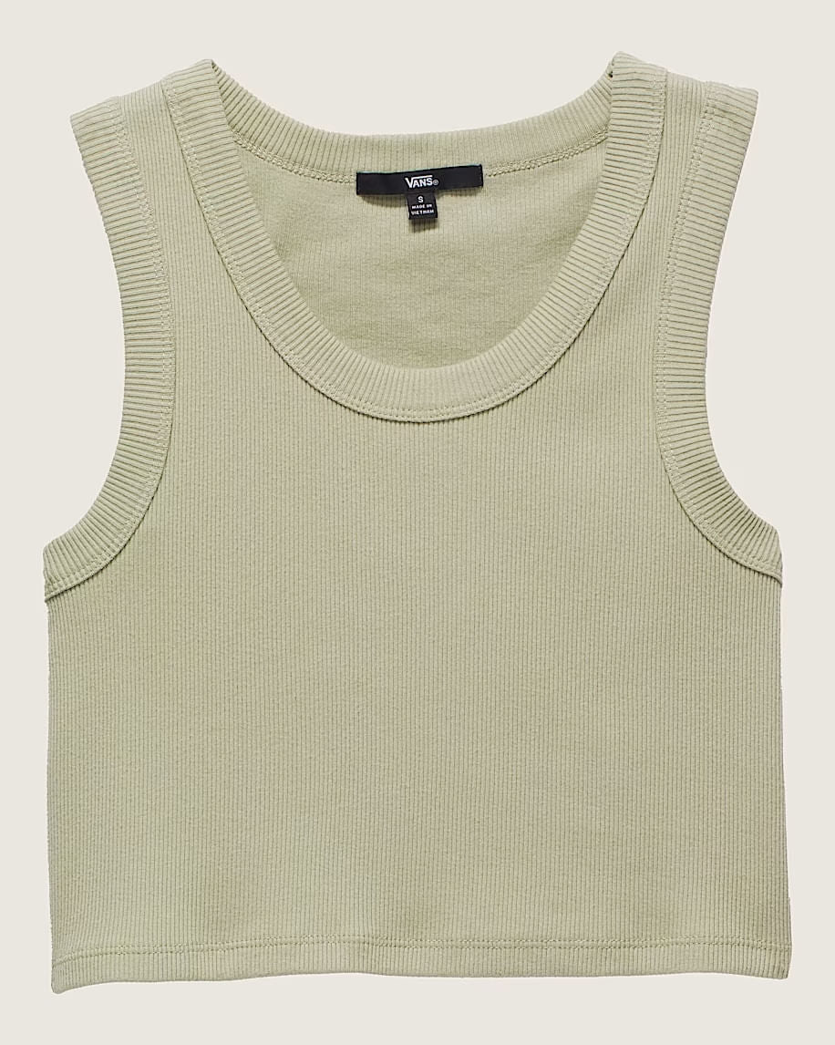 Camiseta Drew Rib Tank Beige 3