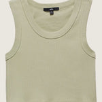 Camiseta Drew Rib Tank Beige 3