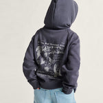 Saco Greatest Hits Zip Hoodie Girl Gris 2