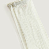 Calcetines Pointelle Crew Blanco 2