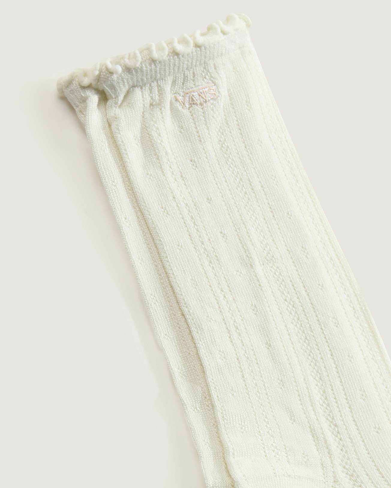 Calcetines Pointelle Crew Blanco 2