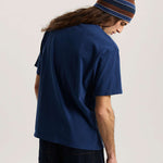 Camiseta Ss Loose Fit Tshirt Hombre Azul 4