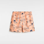 Shorts Primary Print Elastic Naranja 5