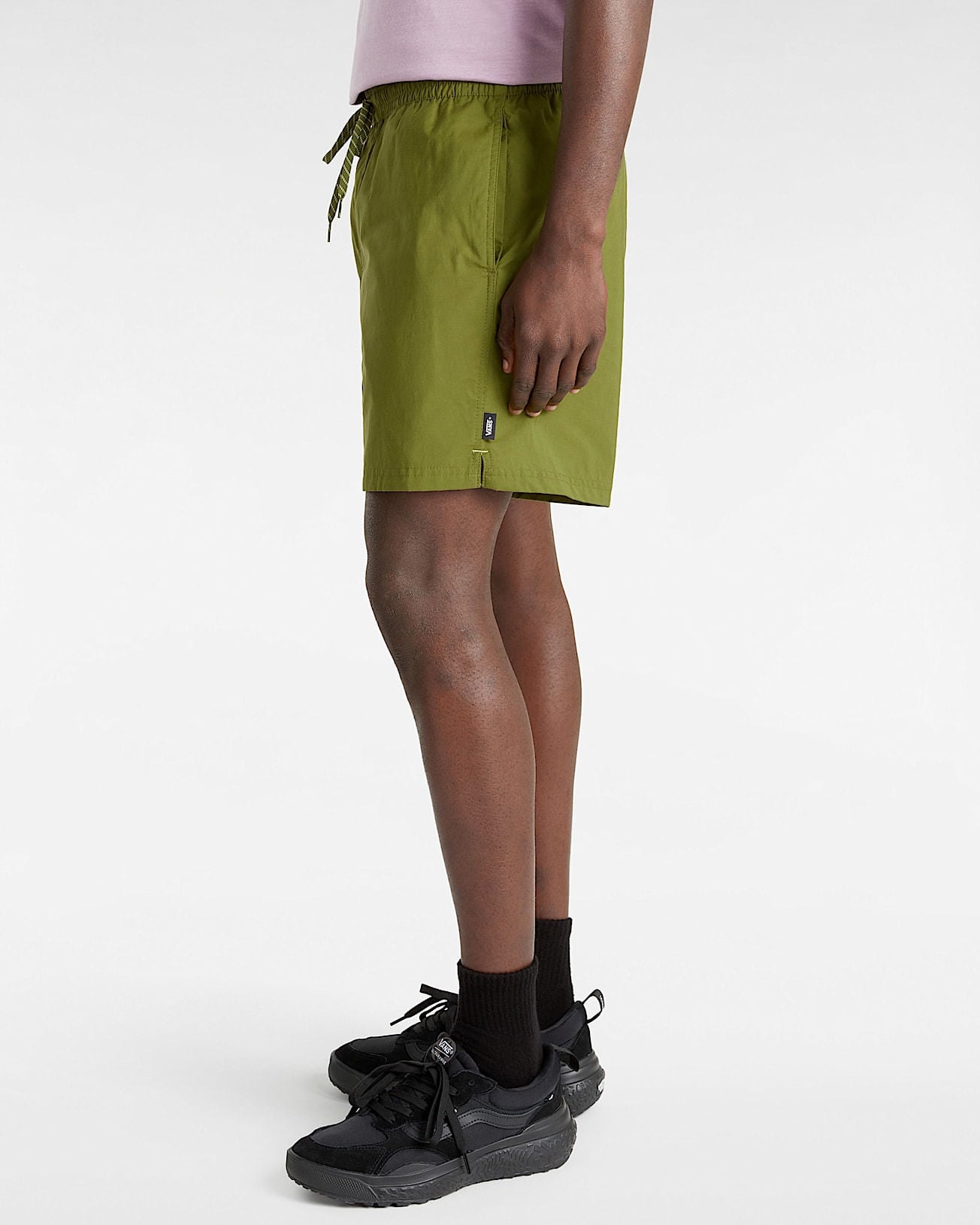 Short Primary Solid Elastic Verde 3