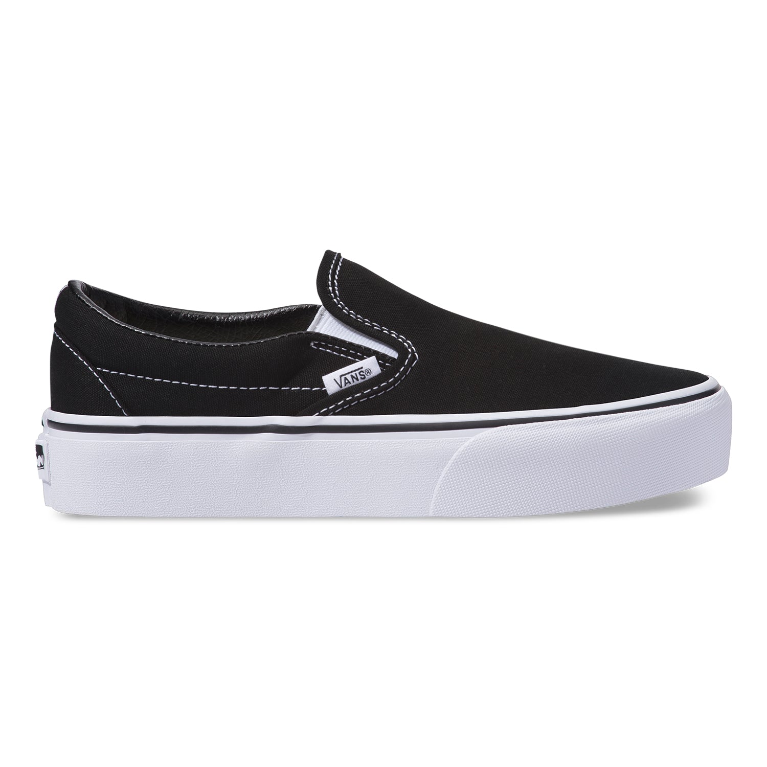 Tenis Classic Slip-On Platform Negro 4