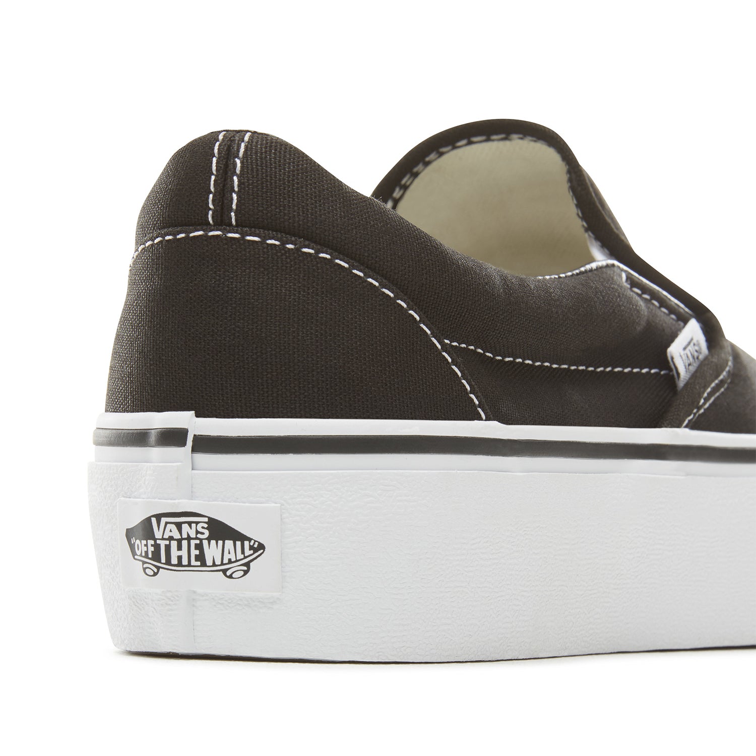 Tenis Classic Slip-On Platform Negro 6