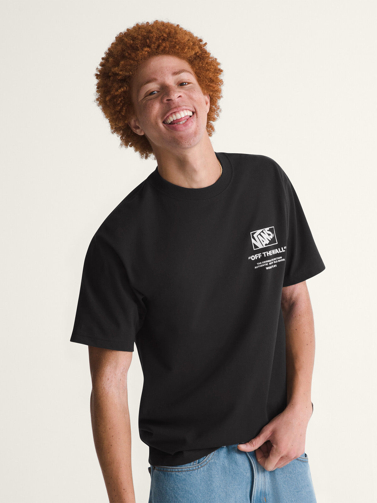 Camiseta Stacked Hi Ss Tee Hombre Negro 1
