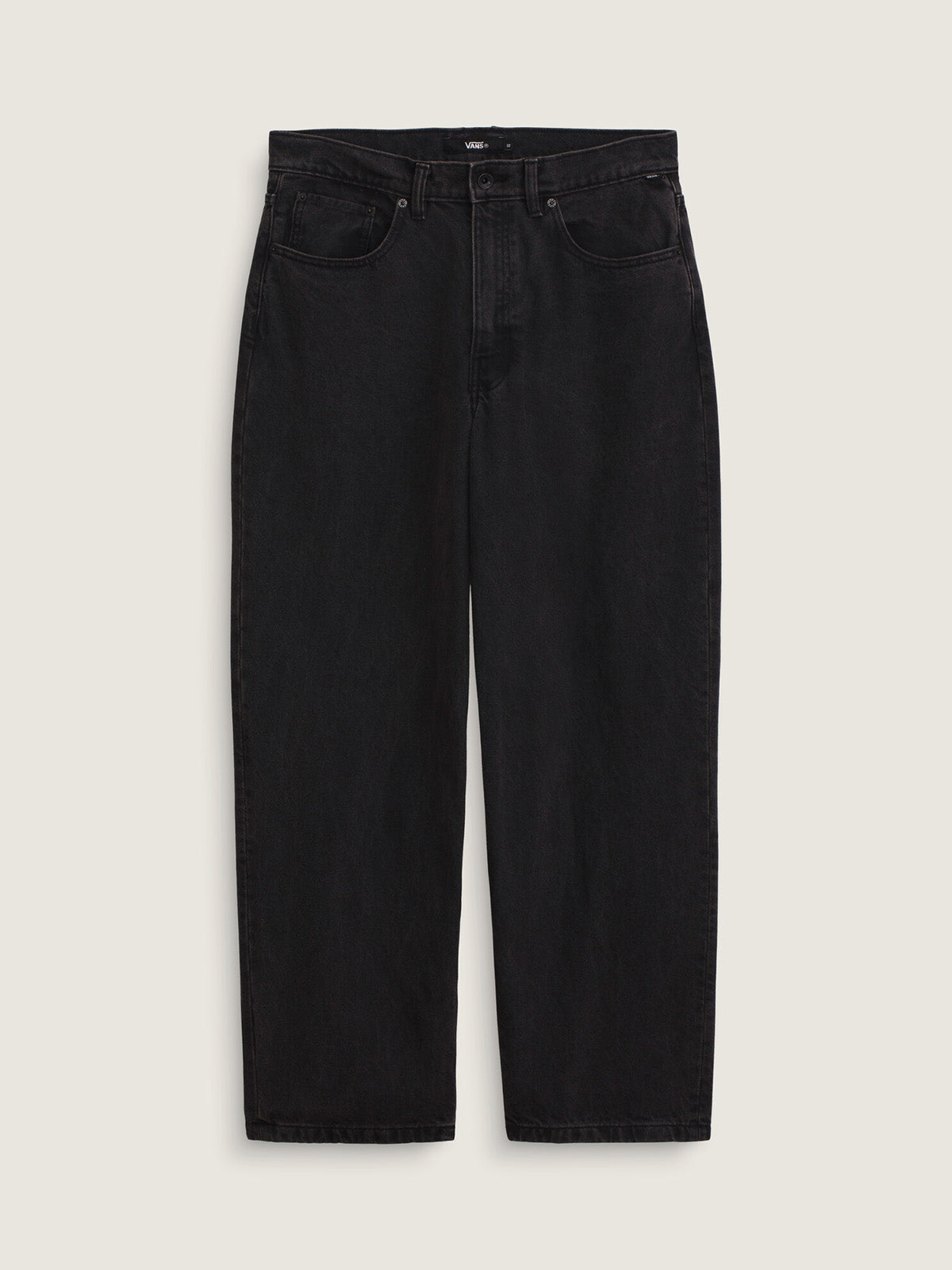Pantalon Check-5 Baggy Denim Negro 2