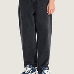 Pantalon Check-5 Baggy Denim Negro 3
