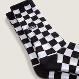 Calcetines Checkerboard Crew Negro 3