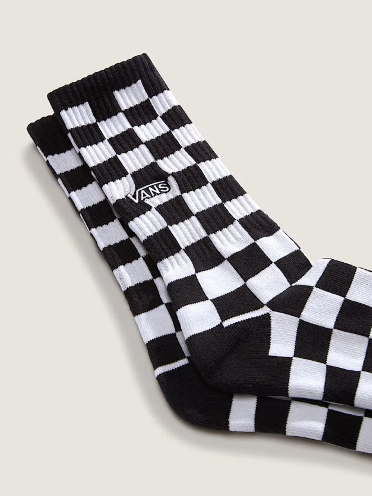 Calcetines Checkerboard Crew Negro 3