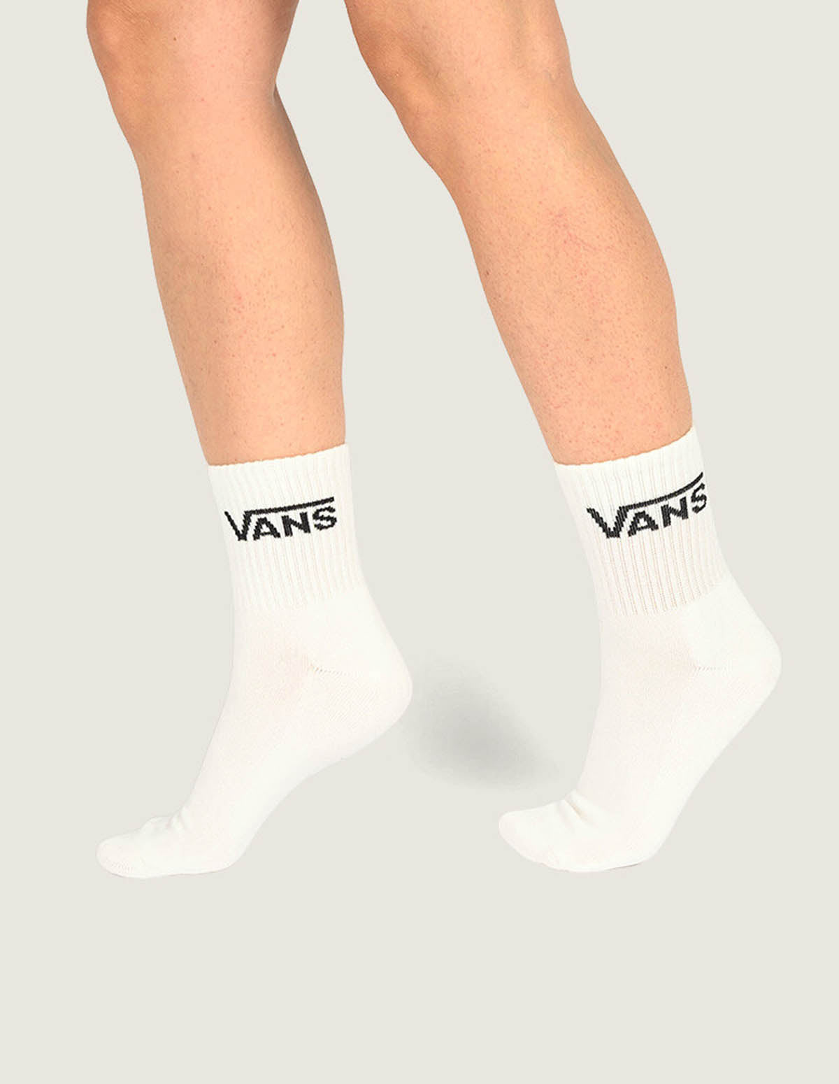 Medias Classic Half Crew Unisex Blanco 2