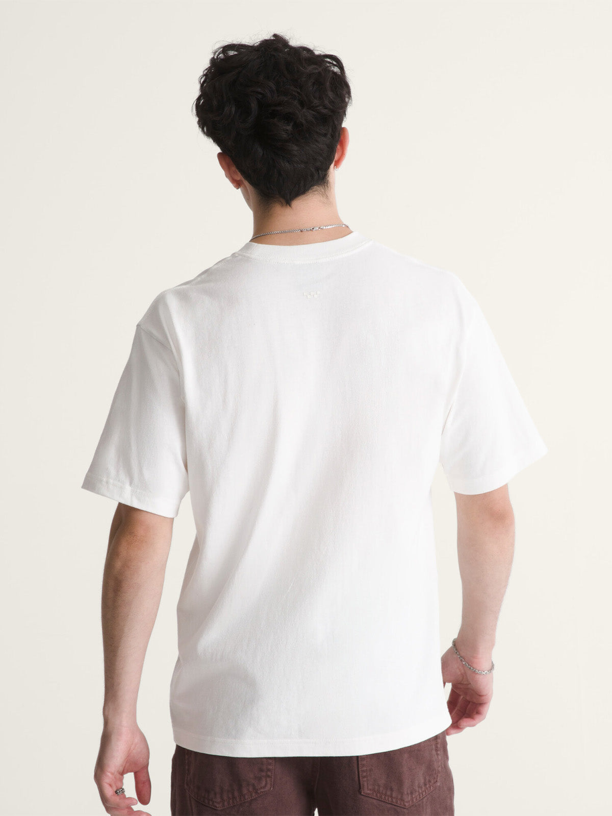Camiseta Ss Loose Fit Tshirt Hombre Blanco 2