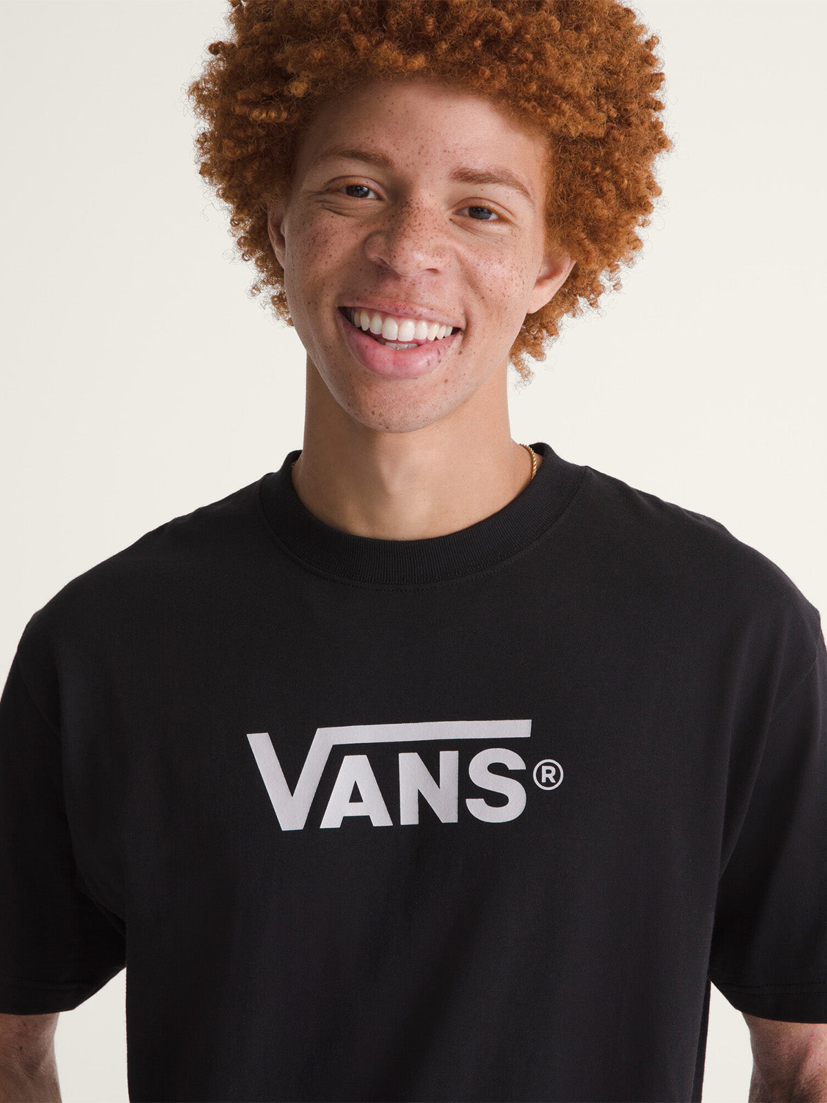 Camiseta New Vans Classic Ss Hombre Negro 3