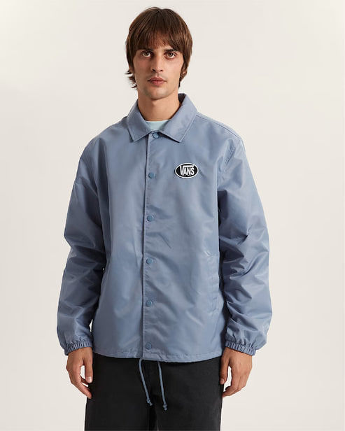 Chaqueta Torrey Nylon Coaches Hombre Gris 3