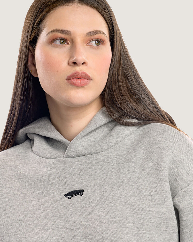 Saco Hoodie Salton Gris 4