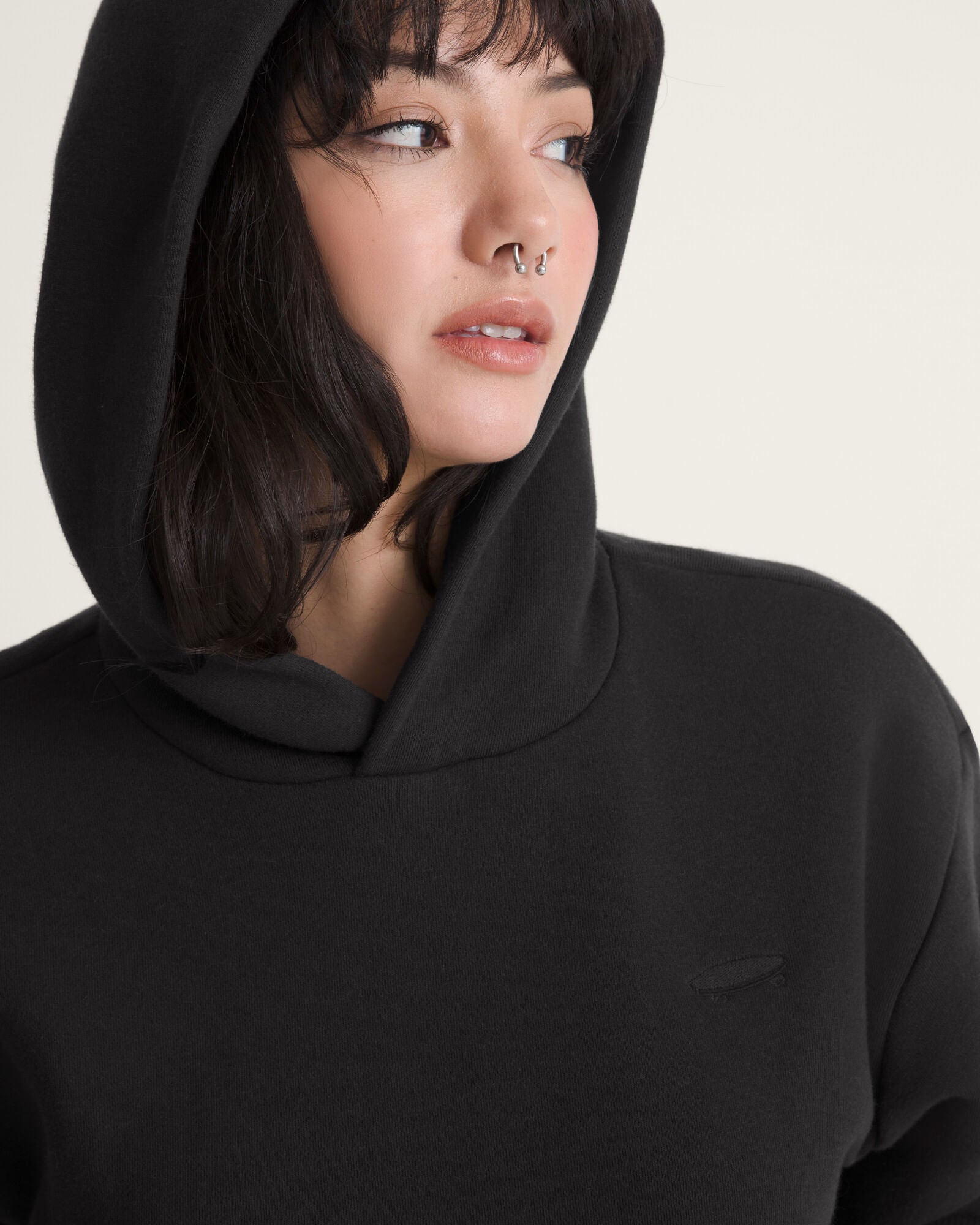 Saco Hoodie Salton Negro 2