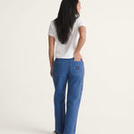Pantalon Chore Mid Rise Straight Azul 3