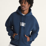 Saco Hoodie Stretch Logo Azul 2