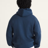 Saco Hoodie Stretch Logo Azul 3