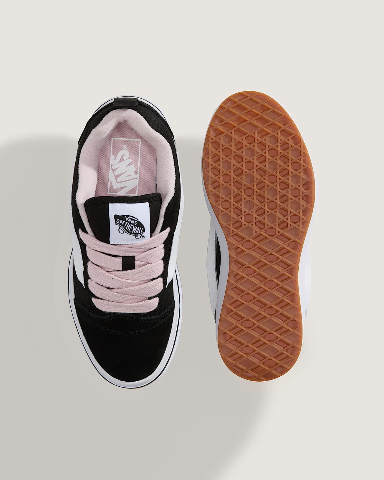 Tenis Knu-Skool Niño Con Plataforma Café 3
